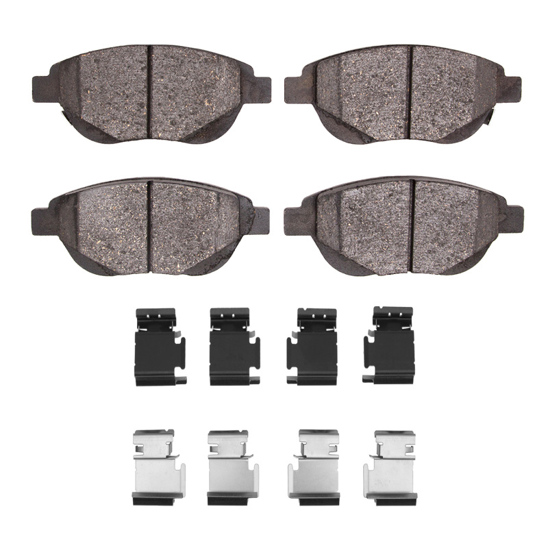 Fiat 500 Brake Pads - Front - R1 Concepts - Semi Met - `12-`19